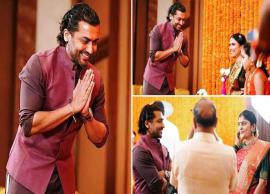 சுதா கொங்கராவின் மகள் திருமண விழாவில் புது தோற்றத்தில் நடிகர் சூர்யா