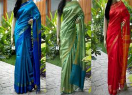 அணிவதற்கு சுகமாய் இருக்கும் டஸ்ஸர் பட்டு சேலைகள்!!