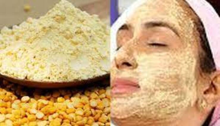peanut flour,shine,sun,protection,speech ,கடலை மாவு, பளபளப்பு, வெயில், பாதுகாப்பு, பேசியல்