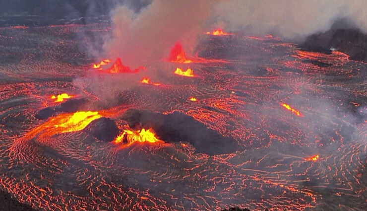 ஹவாய் தீவிலுள்ள கிளாயுவா எரிமலை வெடிக்க தொடங்கியது