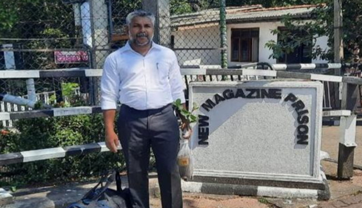 பயங்கரவாத தடைச் சட்டத்தின் கீழ் கைது செய்யப்பட்ட தமிழ் அரசியல் கைதி விடுதலை