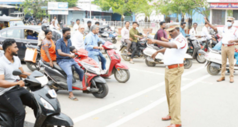 police,traffic rules,traffic violation ,155 முறை,  இளைஞர், போக்குவரத்து, தடை விதிப்பு 