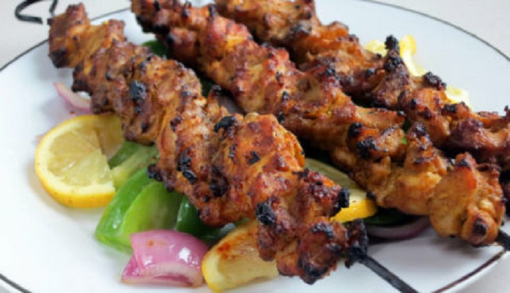 chicken recipe,chicken-kebab,kebab recipe,non veg recipe,snack ,சிக்கன், சிக்கன் கபாப், மசாலா, எலுமிச்சை சாறு, சாட், சிக்கன் துண்டுகள்