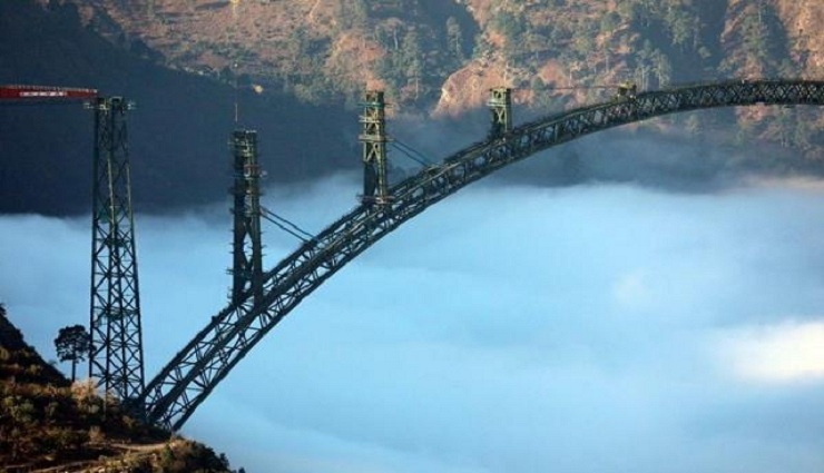 chenab railway bridge,kashmir,railway bridge,very high, ,காஷ்மீர், செனாப் ரயில் பாலம், மிக உயரம், ரெயில்வே பாலம்