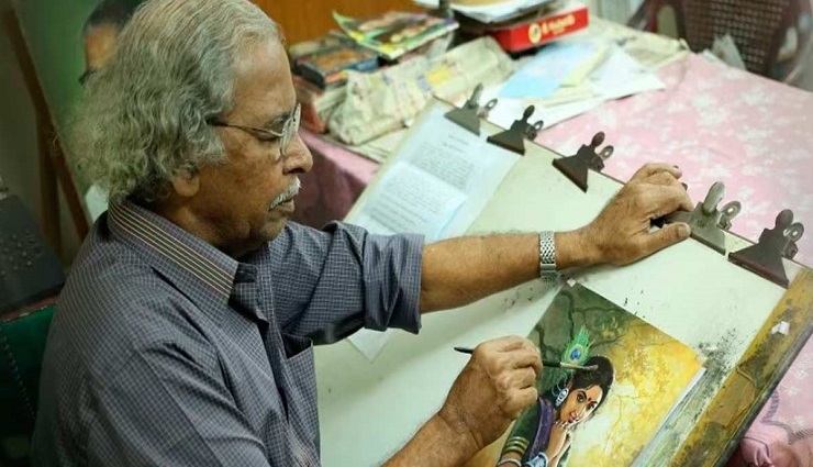 painter maruti,passed away,his daughter,fashion designer,degree ,ஓவியர் மாருதி, காலமானார், தனது மகள், ஆடை வடிவமைப்பு, பட்டம்