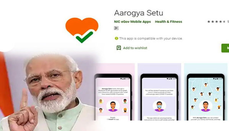 ஆரோக்ய சேது செயலியை யார் உருவாக்கினார்கள் என தெரியாதாம்