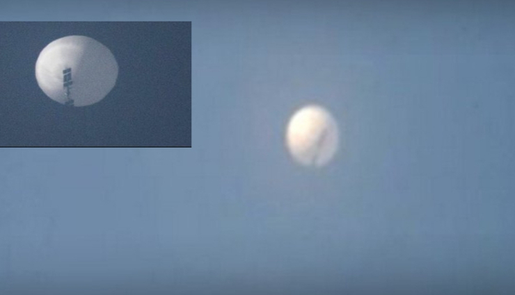 அமெரிக்காவில் பறந்தது போல் இந்தியாவிலும் பறந்ததா மர்ம பலூன்?