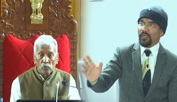 governor,hindi,mla, ,இந்தி, கவர்னர், வெளிநடப்பு, பரபரப்பு, எம்எல்ஏக்கள்