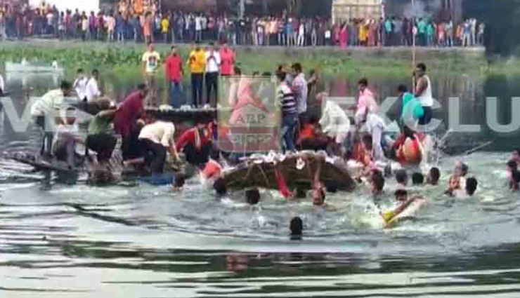 5 death,boat capsize,west bengal,durga pooja ,5 மரணம், படகு கவிழ்தல், மேற்கு வங்கம், துர்கா பூஜை
