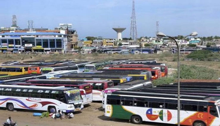 vijayakanth,private bus ,விஜயகாந்த் ,தனியார் பேருந்து