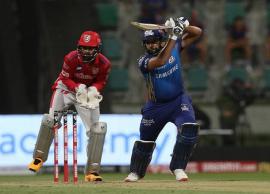 రోహిత్ , పొలార్డ్ పవర్ హిట్టింగ్ ..భారీ స్కోర్ సాధించిన ముంబై ఇండియన్స్