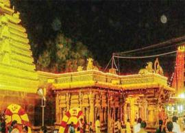 కూష్మాండదుర్గ అలంకరణలో భక్తులకు దర్శనమిచ్చిన భ్రమరాంబాదేవి...