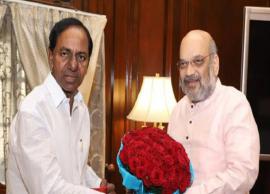 కేంద్ర హోంమంత్రి అమిత్ షా తో భేటీ అయిన తెలంగాణ సీఎం కెసిఆర్