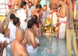 తిరుమలలో అనంతపద్మనాభ వ్రతం సందర్భంగా శాస్త్రోక్తంగా చక్రస్నానం