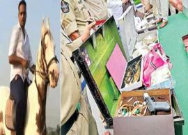 ట్రంకుపెట్టెల్లో బంగారం, నగదుతో ఖజానా ఉద్యోగిపై వేటు