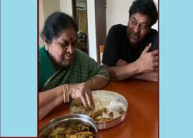 మెగాస్టార్ చేసిన చింత తొక్కుతో చిన్న చేపల గుజ్జు ఏపుడు..వైరల్ అవుతున్న వీడియో