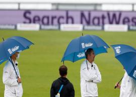 ఇంగ్లాండ్‌, వెస్టిండీస్ మ్యాచ్‌కు వర్షం కారణంగా అంతరాయం