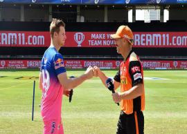 IPL 2020 RR vs SRH : టాస్‌ గెలిచి బౌలింగ్‌ ఎంచుకున్న హైదరాబాద్...!