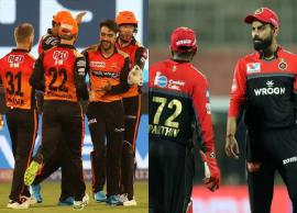 IPL 2020 RCB vs SRH: బెంగళూరుపై విజృంభించిన హైదరాబాద్ బౌలర్లు...!