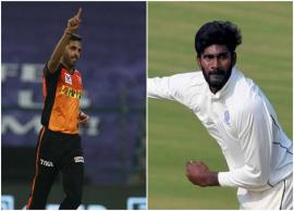 గాయపడిన భువి స్థానంలో తెలుగు యువ ఫాస్ట్ బౌలర్ ను తీసుకున్న సన్ రైజర్స్ హైదరాబాద్