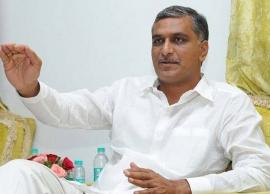 సిద్దిపేటలో కాషాయ వితరణ కేంద్రం ప్రారంభించిన హరీష్ రావు ..