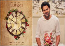 జులై 10 న ప్రభాస్ కొత్త సినిమా ఫస్ట్ లుక్ ..