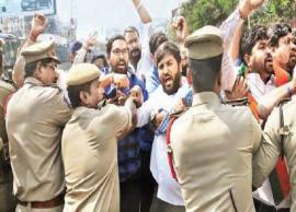 చలో ప్రగతి భవన్ అడ్డుకునేందుకు ప్రగతి భవన్ వద్ద భారీగా పోలీసుల మోహరింపు...