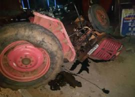 ఘోర రోడ్డు ప్రమాదం.. 1 మృతి,4 గిరికి గాయాలు..!