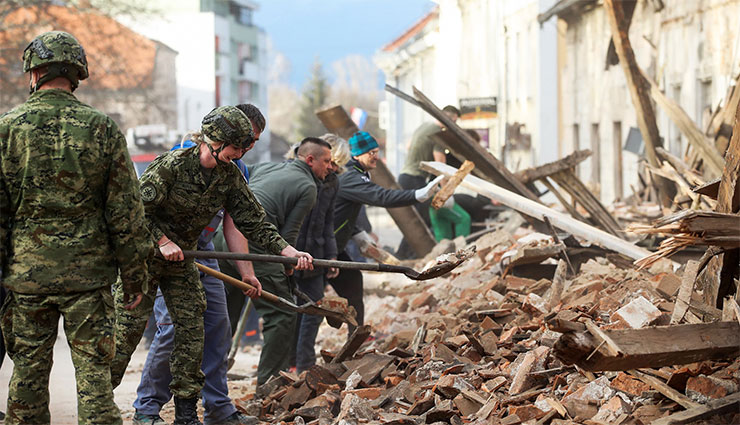 క్రొయేషియాలో 6.4 తీవ్రతతో శక్తివంతమైన భూకంపం.. ఏడుగురు మరణం..